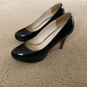 Black patent leather Nickels heel